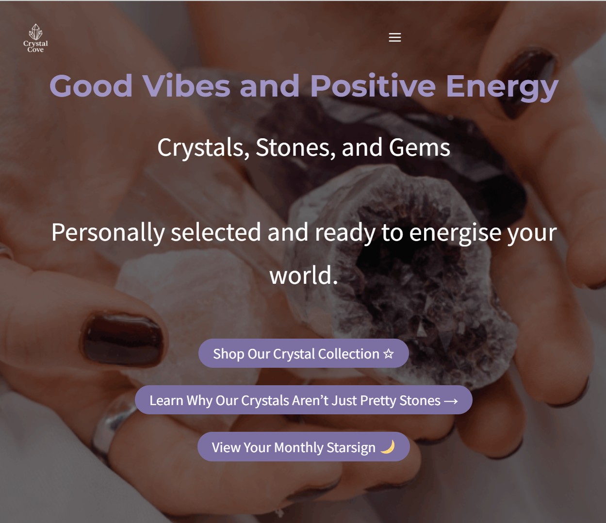 Crystal Cove Website